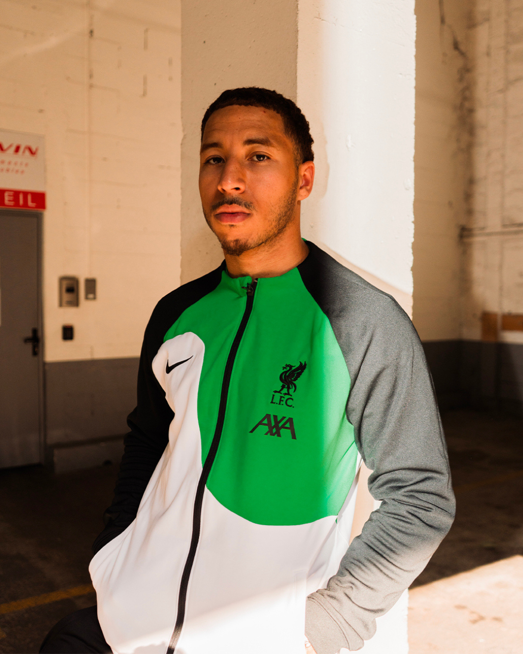 Veste Liverpool FC Academy Pro - Noir/Vert/Blanc